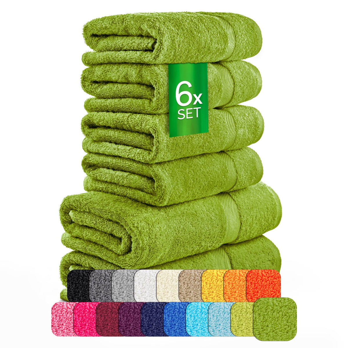 eterea Carli Handtuch Set 6 tlg. Eco