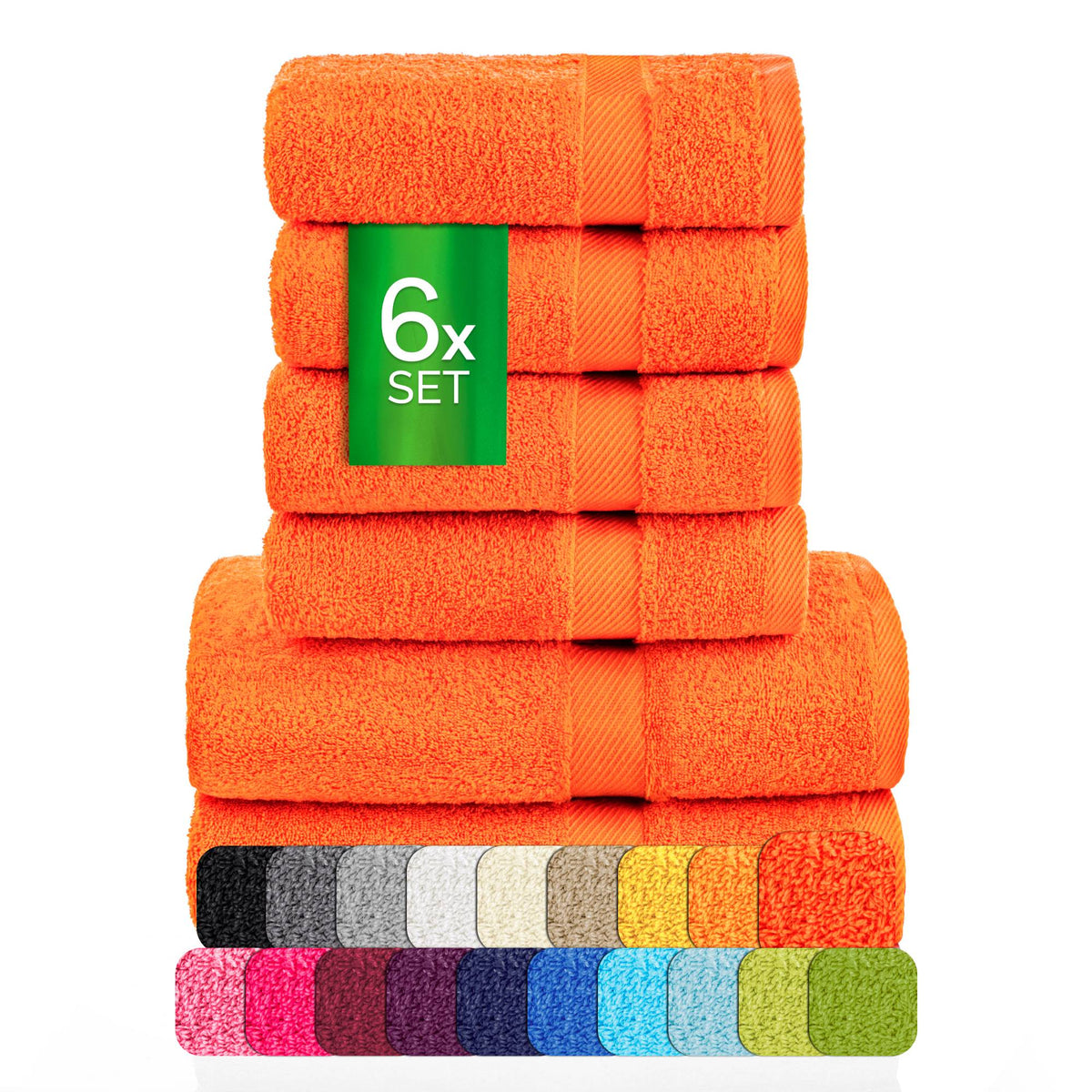 eterea Carli Handtuch Set 6 tlg. Eco