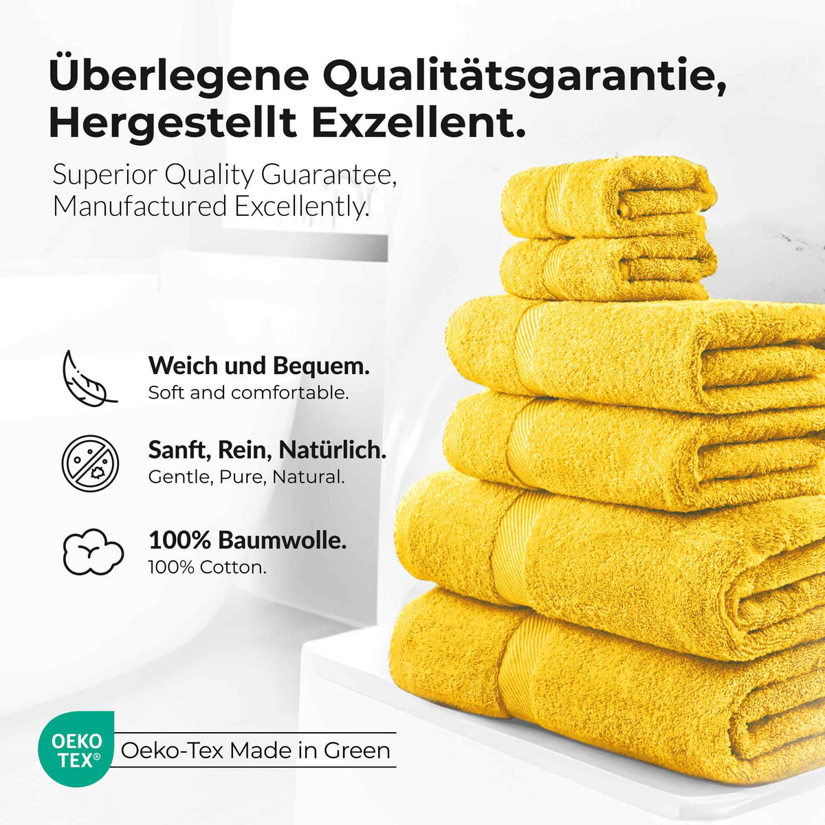 etérea 10er Pack Handtücher Carli Handtuch Bulkset