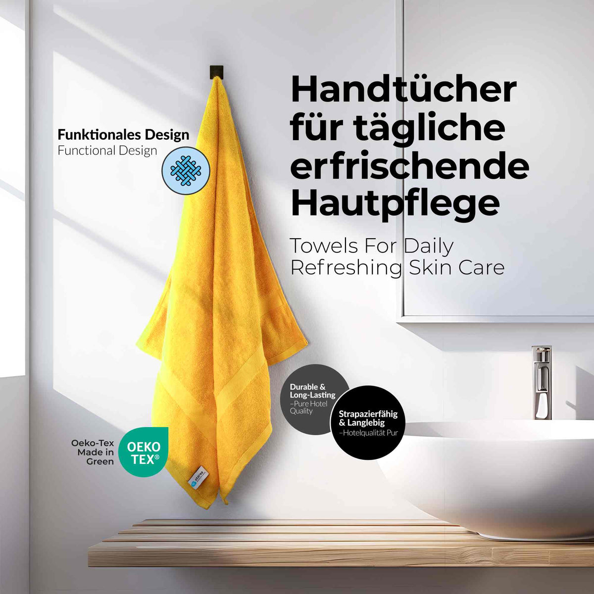 etérea 10er Pack Handtücher Carli Handtuch Bulkset