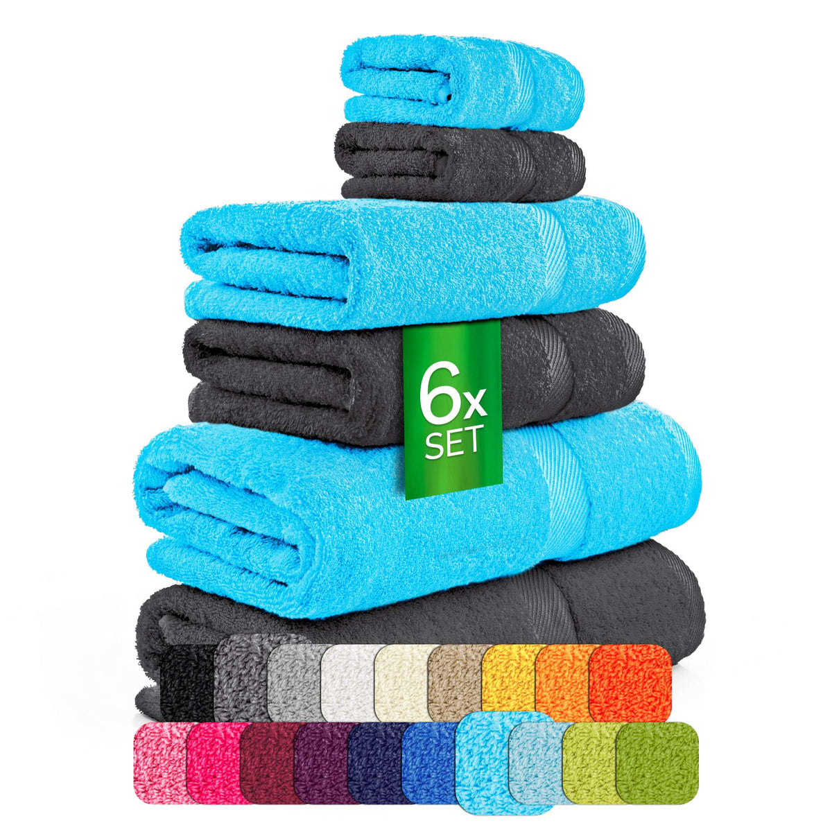 eterea Carli Handtuch Set 6 tlg.