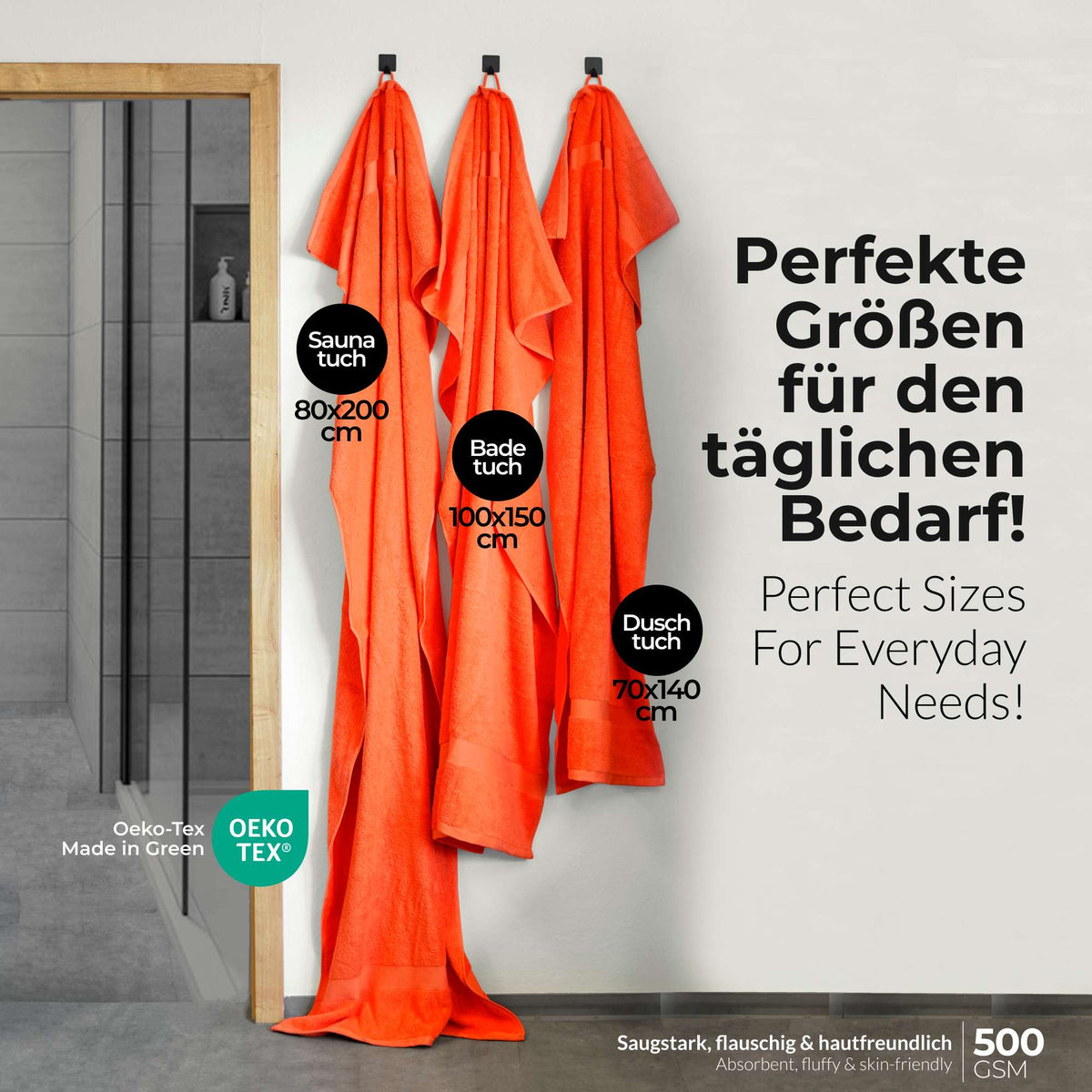 etérea 10er Pack Handtücher Carli Handtuch Bulkset
