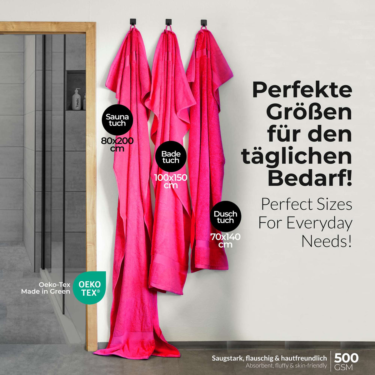 etérea 10er Pack Handtücher Carli Handtuch Bulkset