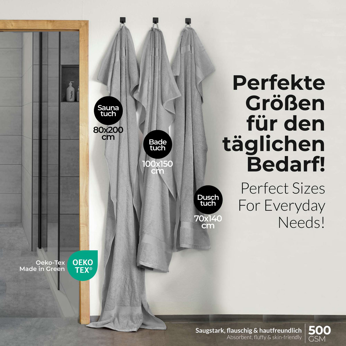 etérea 10er Pack Handtücher Carli Handtuch Bulkset