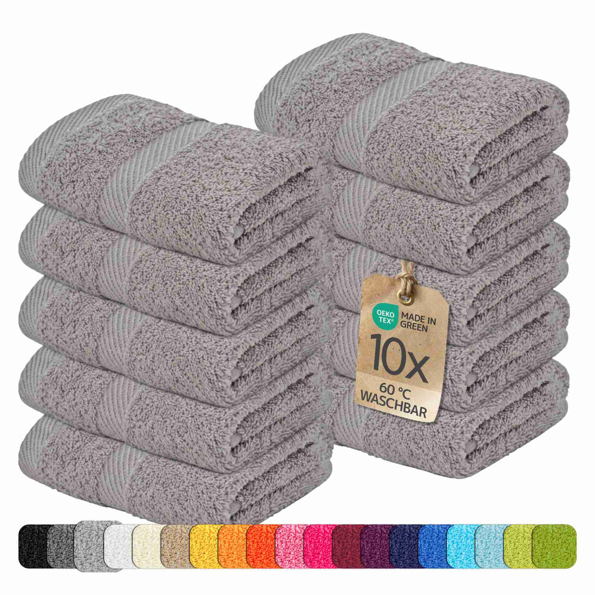etérea 10er Pack Handtücher #farbe_