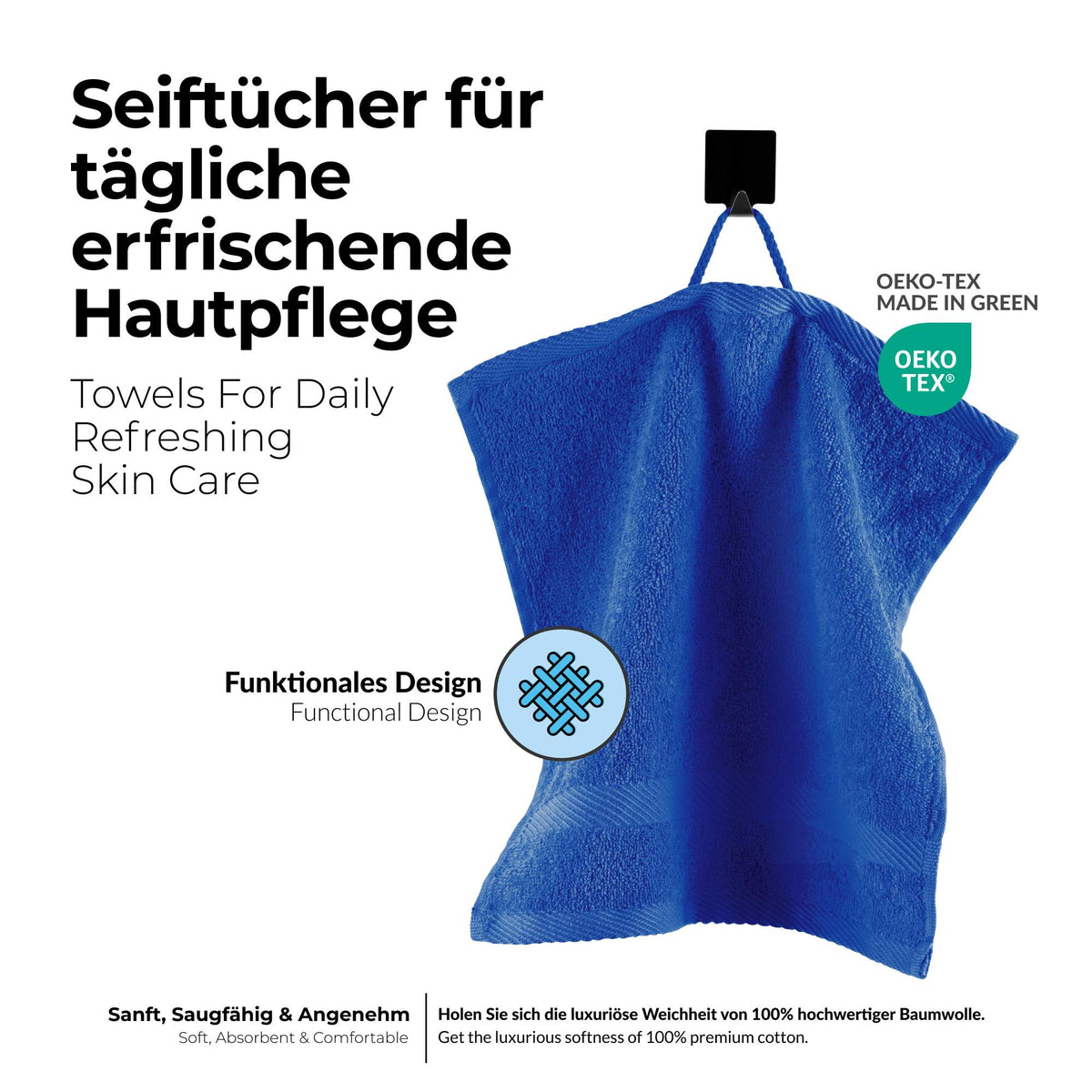 etérea 10er Pack Handtücher Carli Handtuch Bulkset