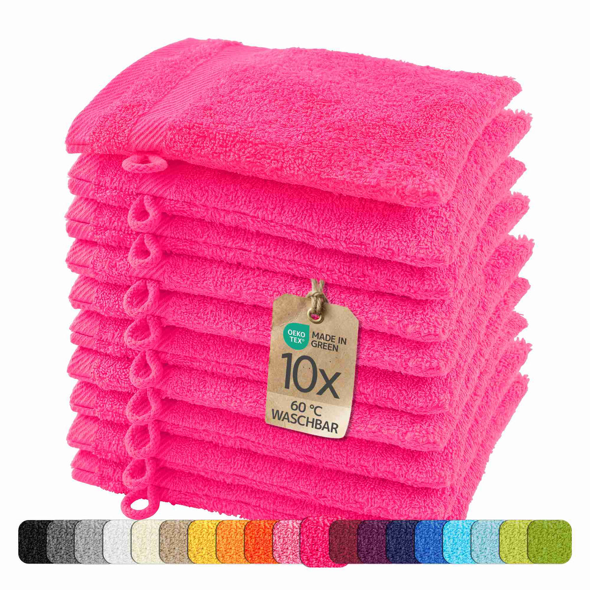etérea 10er Pack Handtücher Carli Handtuch Bulkset