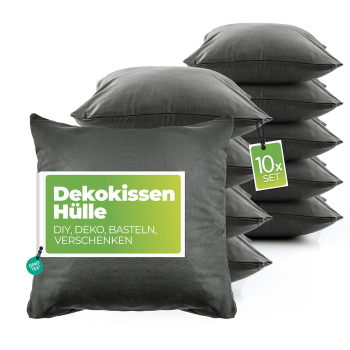 etérea Baumwolle DIY 10er #farbe_anthrazit