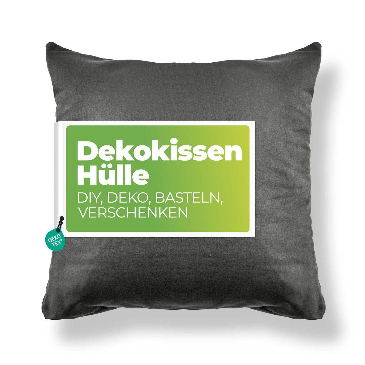 etérea Baumwolle DIY 10er Dekokissen Kissen Bezug 40x40 cm
