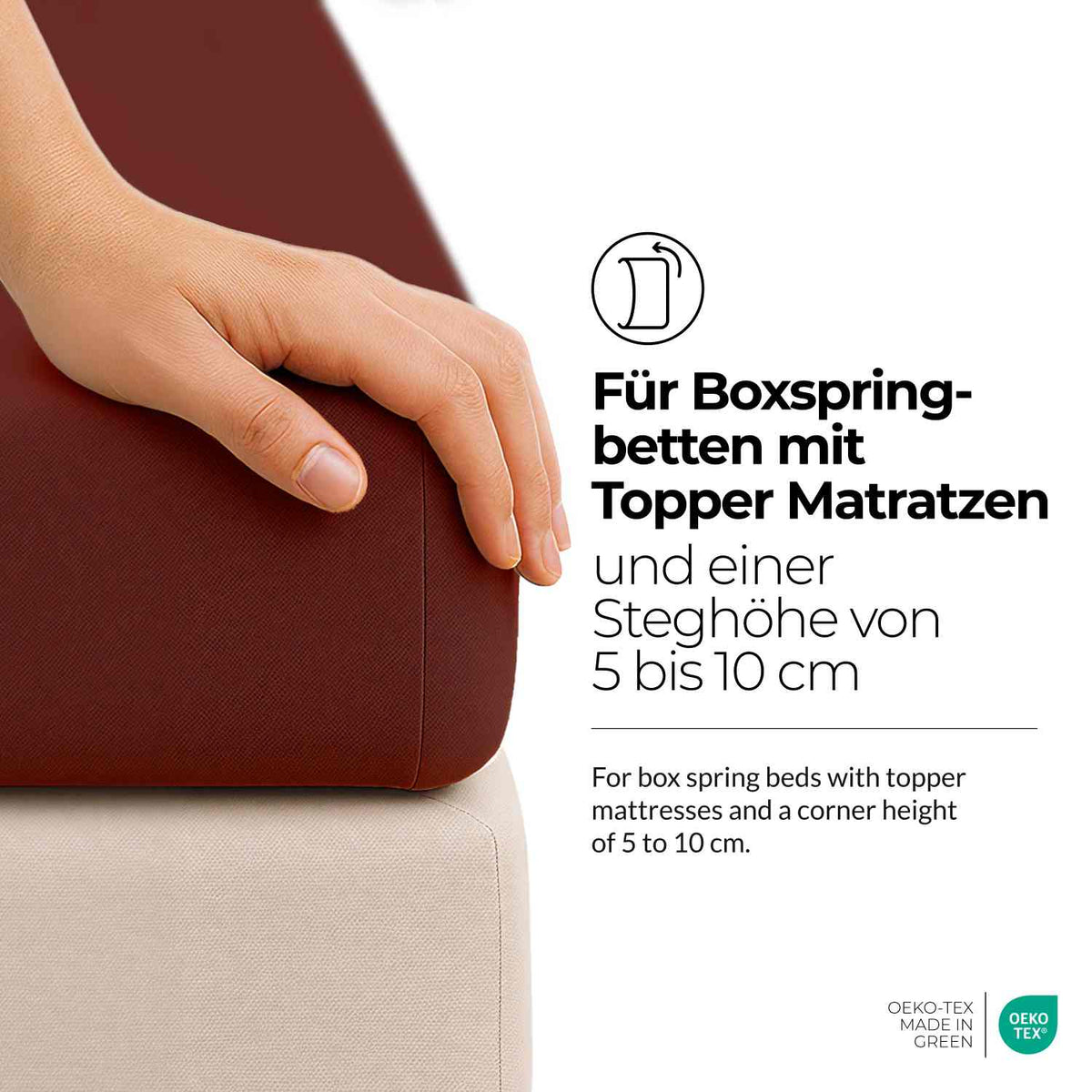 etérea Extra Jersey Topper Spannbettlaken