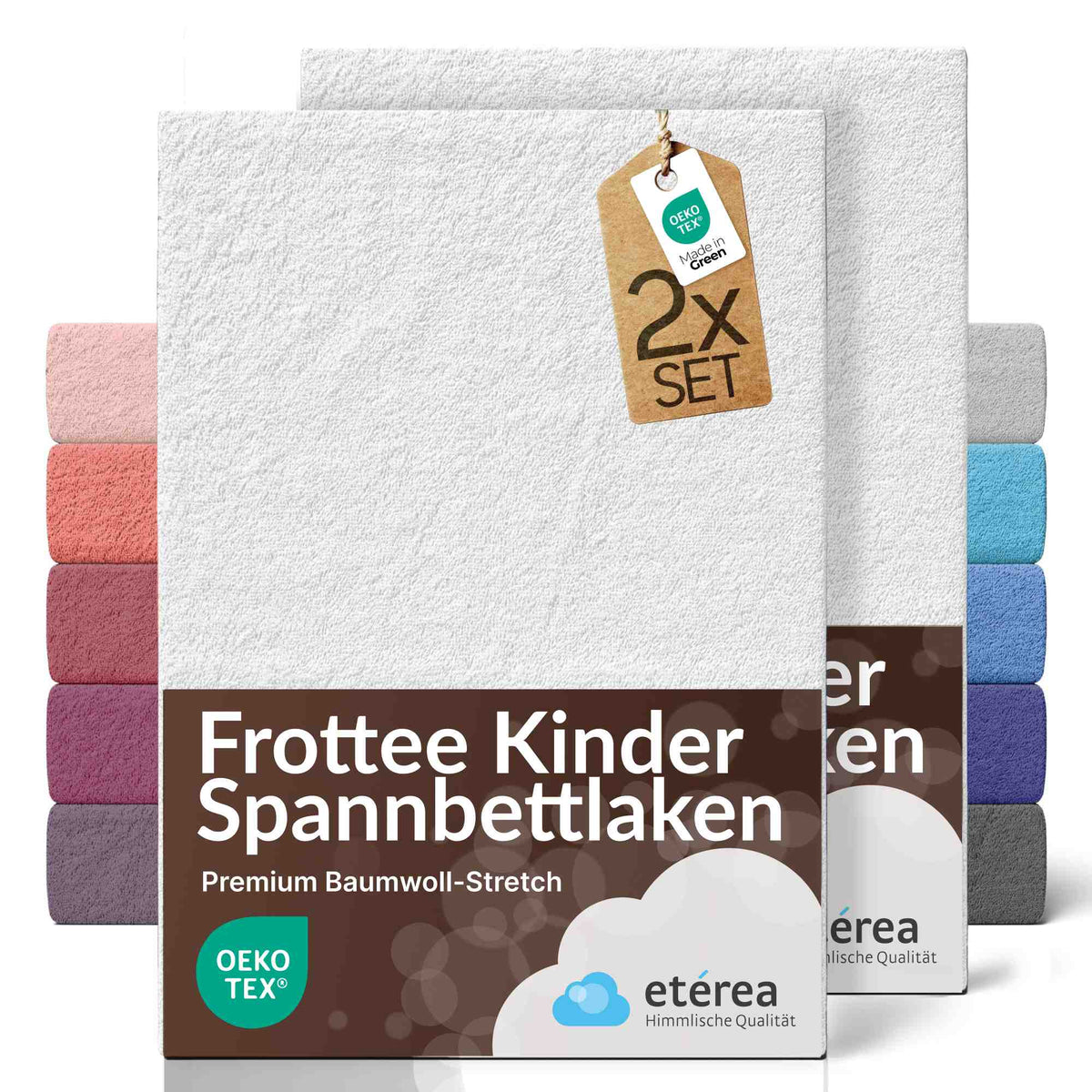 etérea Frottee Spannbettlaken #farbe_weiss