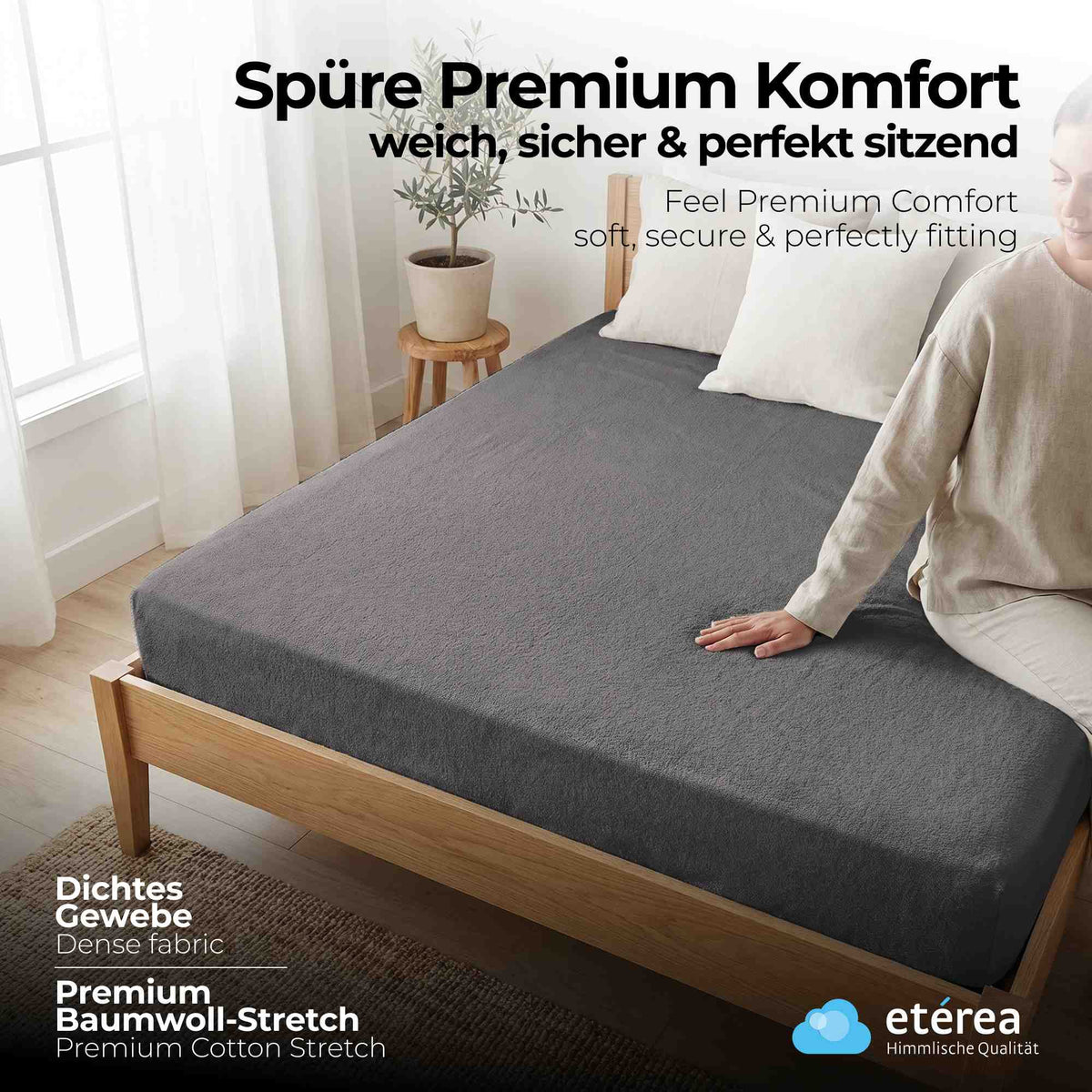 etérea Frottee Spannbettlaken