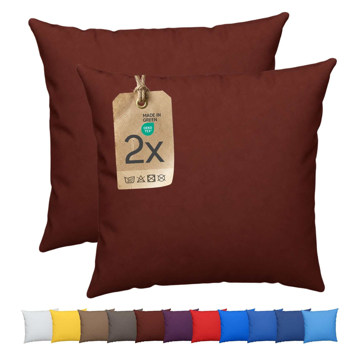 etérea Comfort Jersey Kissenbezug Doppelpack