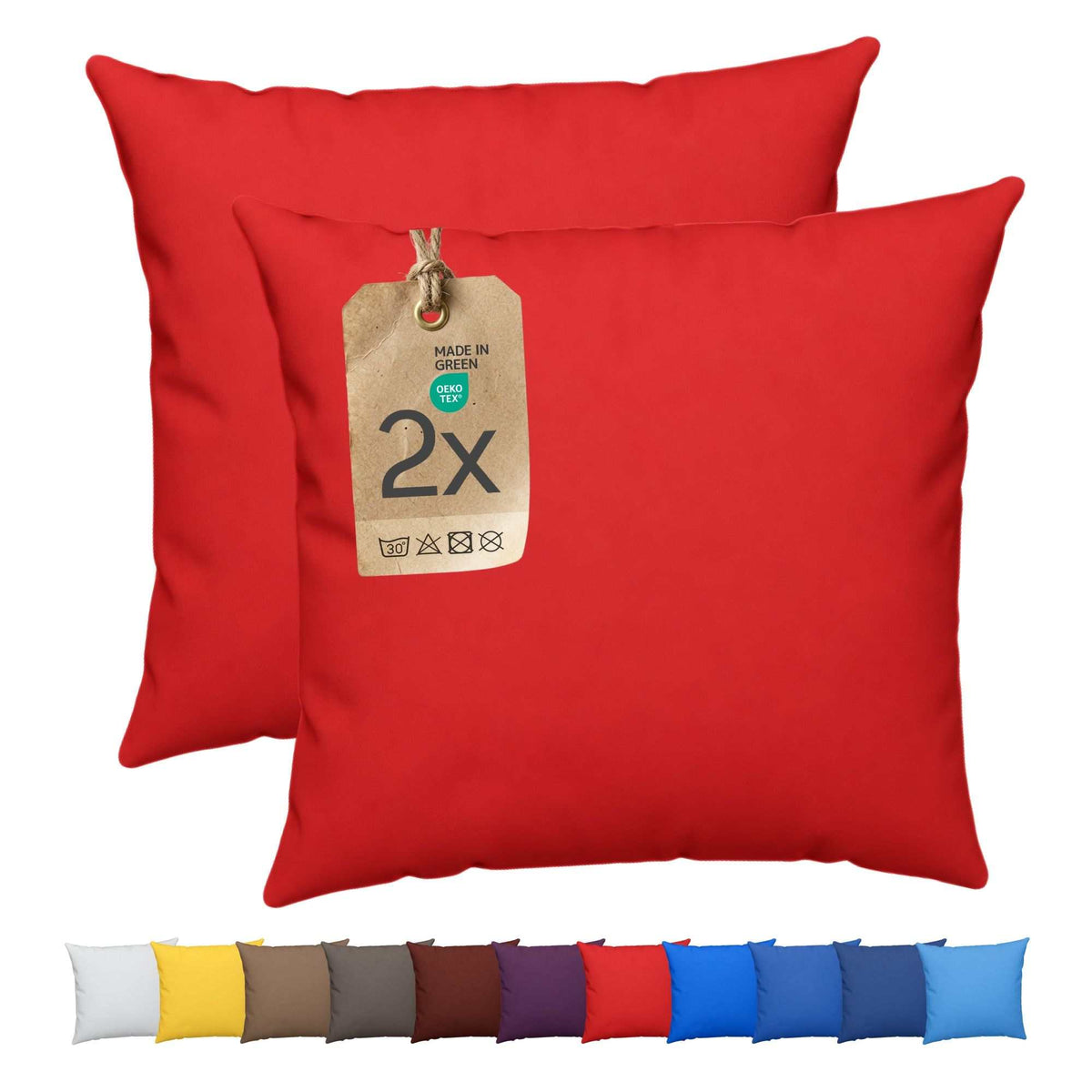 etérea Comfort Jersey Kissenbezug Doppelpack
