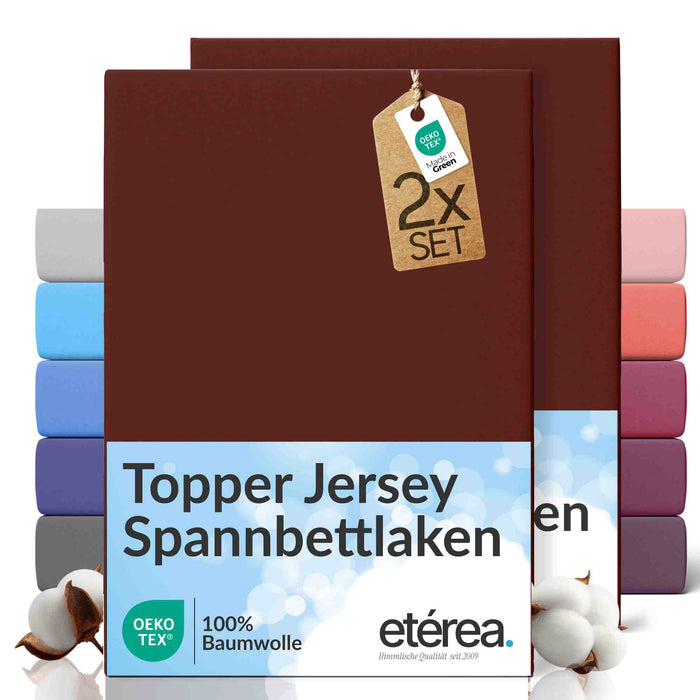 etérea 2er Set Comfort Jersey #farbe_bordeaux