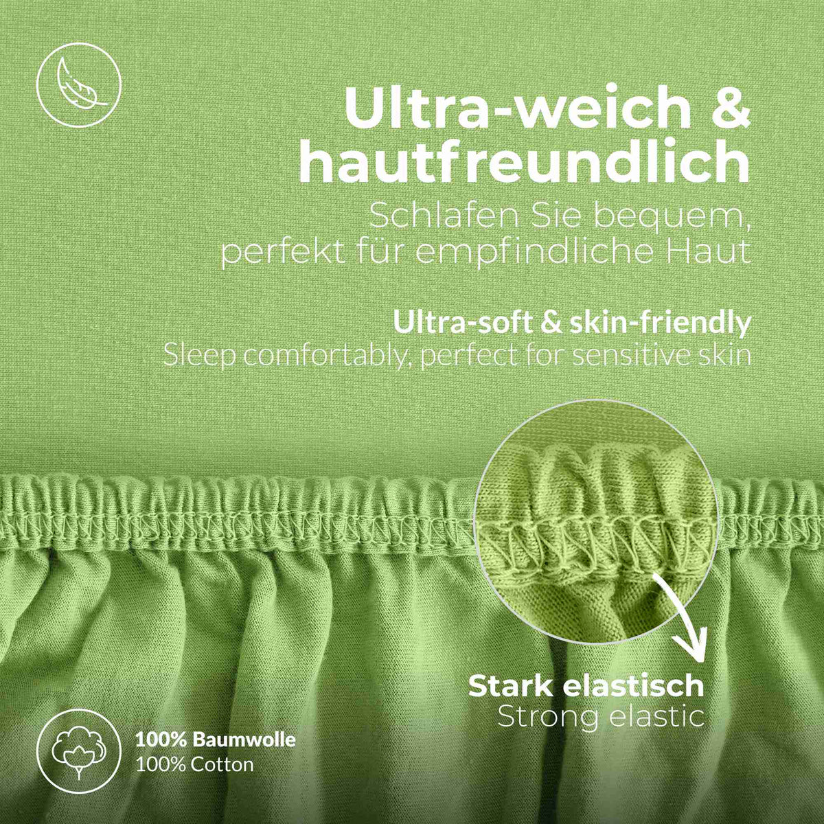 etérea Comfort Jersey Topper Spannbettlaken