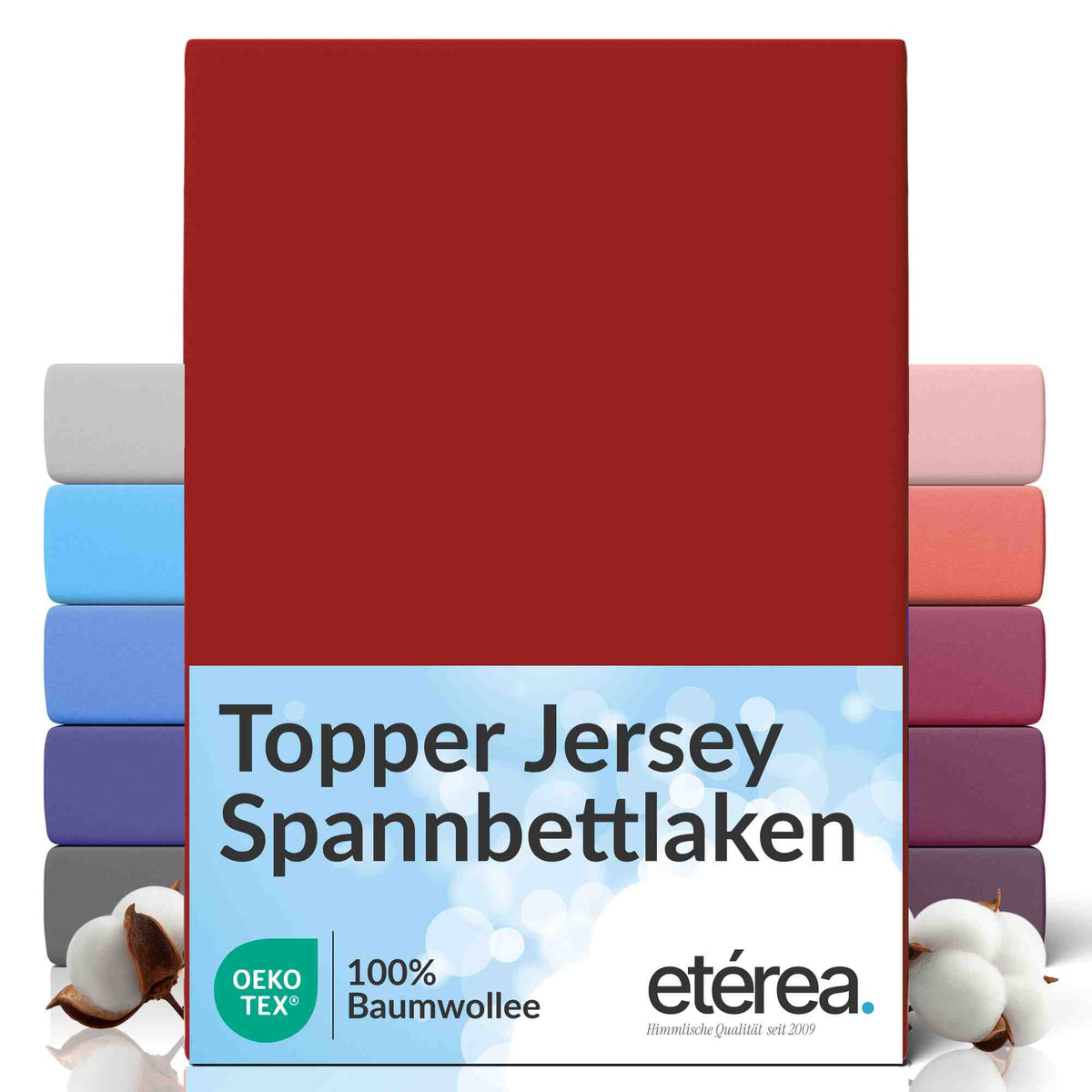 etérea Comfort Jersey Topper #farbe_kirsche