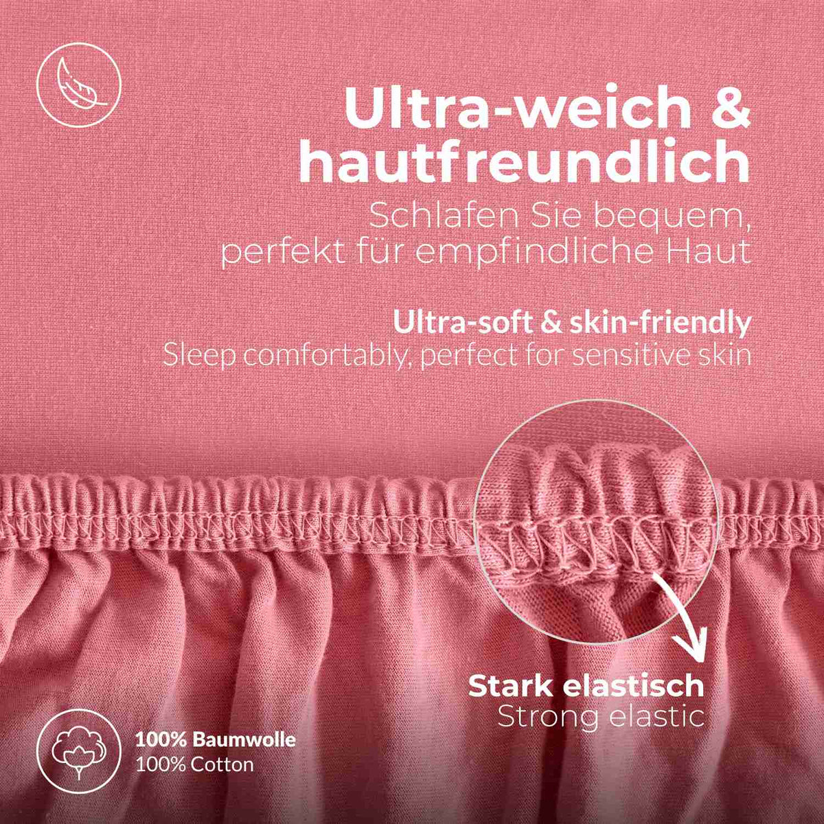 etérea Comfort Jersey Topper Spannbettlaken