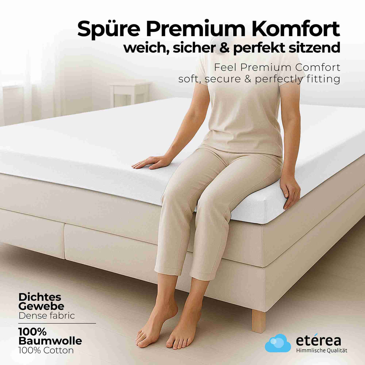 etérea Comfort Jersey Topper Spannbettlaken