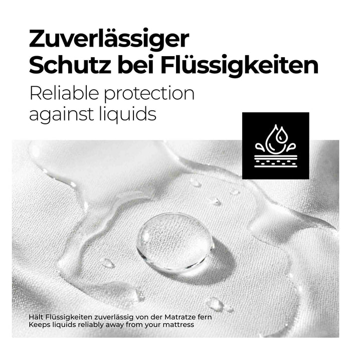 etérea Mikrofaser Wasserdichte Matratzenauflage Agnes 100x200 cm