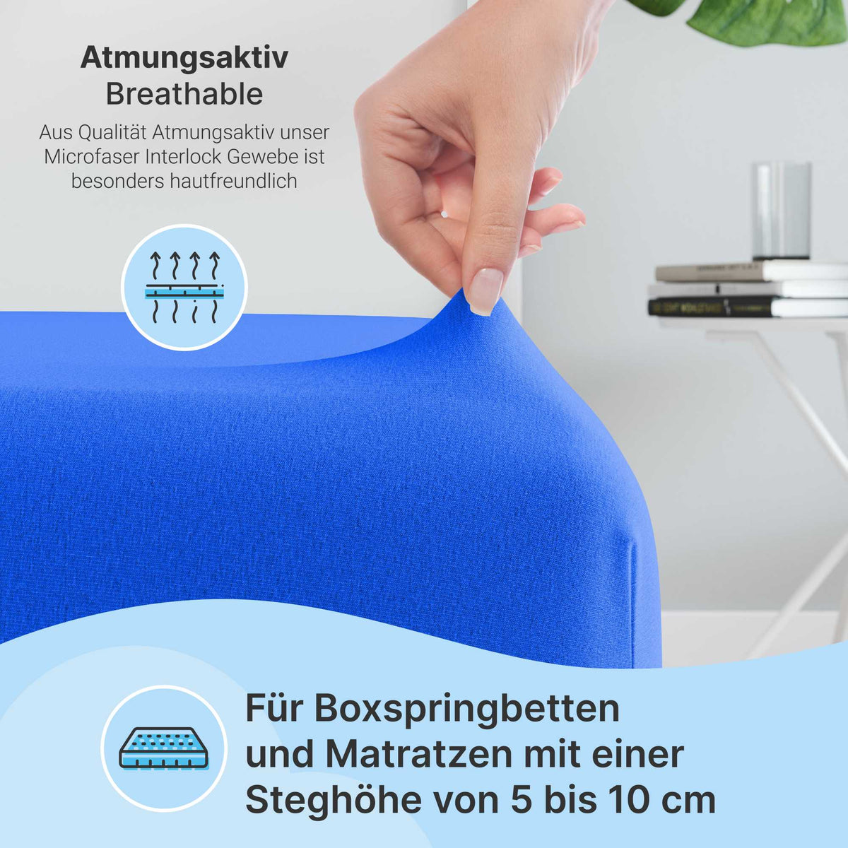 etérea Microfaser Topper Spannbettlaken