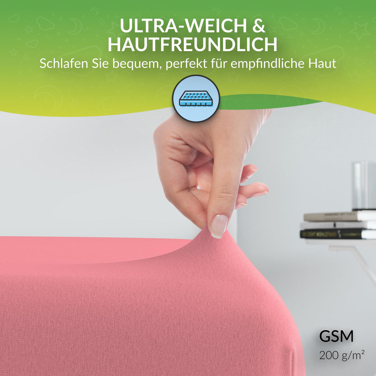 etérea Wasserbett Spannbettlaken