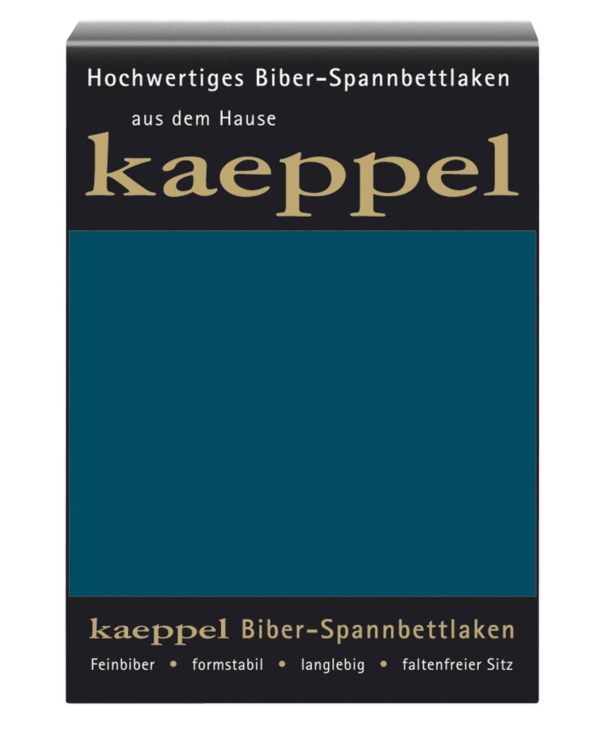 Kaeppel Biber Spannbettlaken #farbe_smaragd