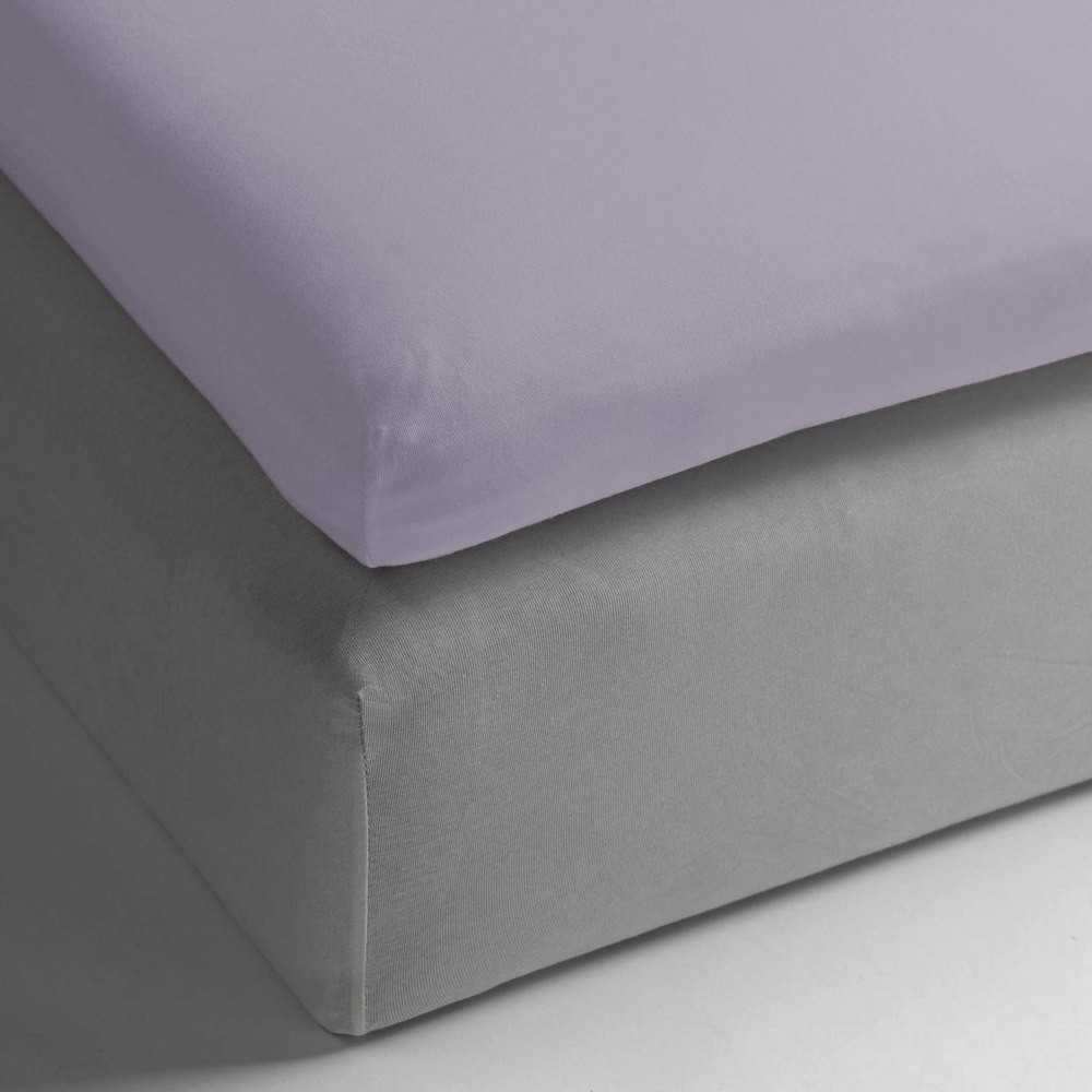 HnL Topper Perkal Baumwolle #farbe_lavendel