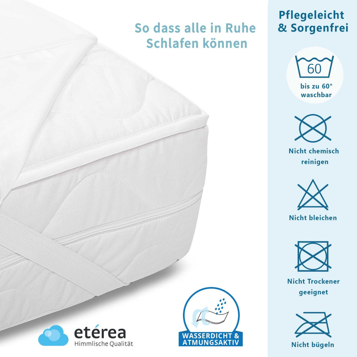 etérea Molton Wasserdichte Matratzenauflage Agnes - Bild 3