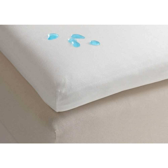HnL Baumwolle Molton Topper Spannbetttuch PU - in vielen Größen 90x200 cm