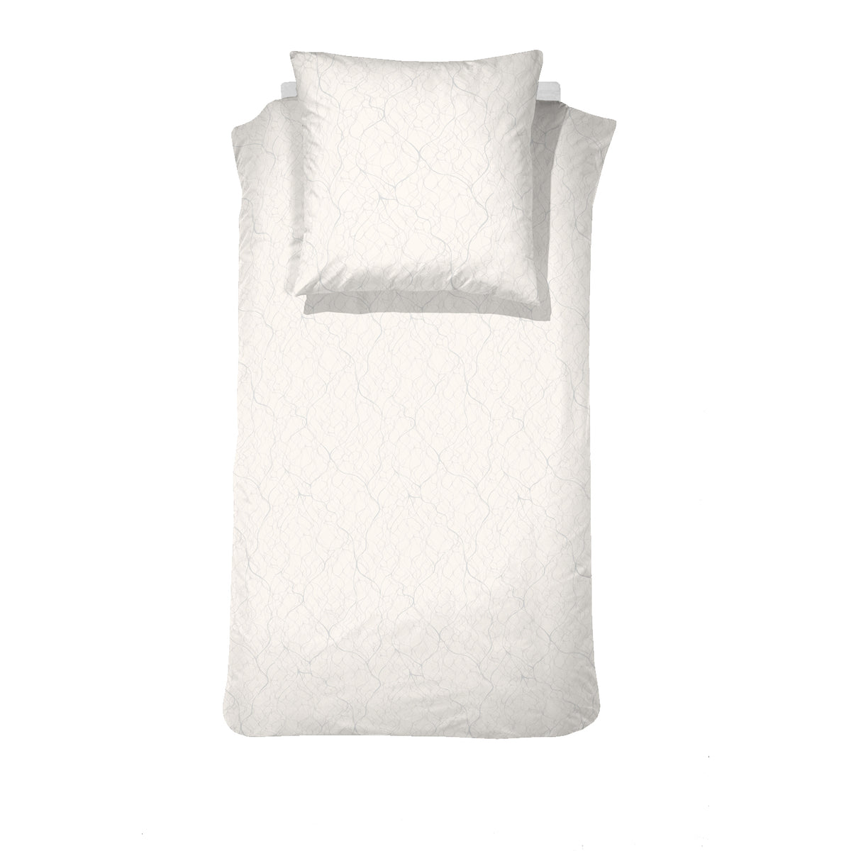 damai Bio Satin Bettwäsche Delta mit Linien 135x200 cm + 80x80 cm