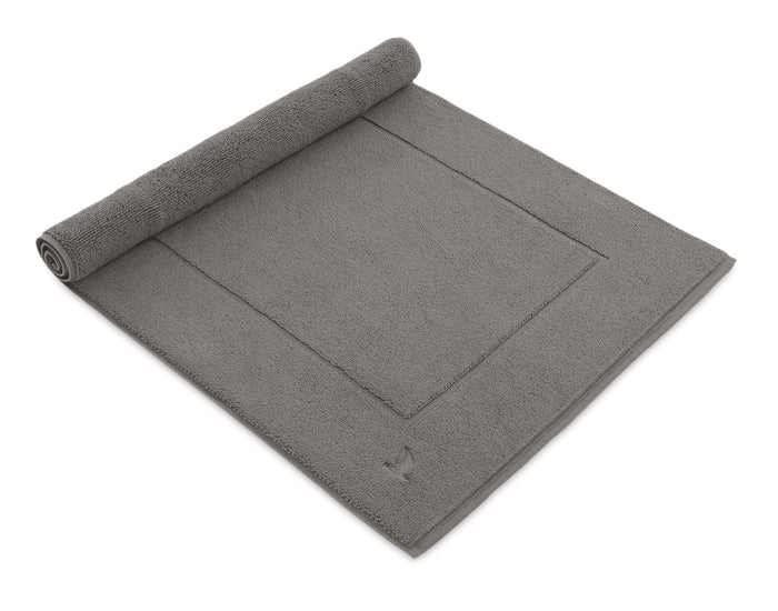 Möve Badteppich Uni Bamboo Luxe Silber 60x100