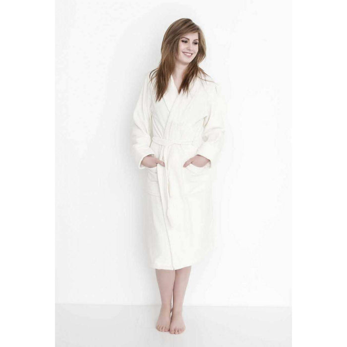 Bademantel Velours Carré #farbe_nature