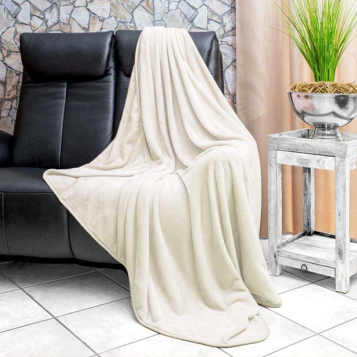 Rally Fashion Kuscheldecke Uni #farbe_natur