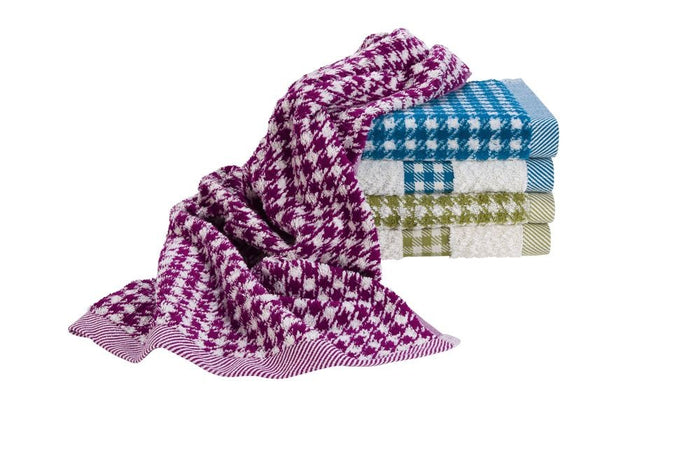 Möve Jacquard Weiche Baumwoll Handtücher #farbe_berry